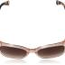 Kate Spade New York Women's Kiya Square Sunglasses, Peach, 53 mm