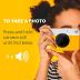 KODAK Printomatic Full-Color Instant Print Digital Camera - High-Quality Photos On Zink 2x3" Sticky-Back Photo Paper - 5MP, Portable, Creative Fun Gift for Birthday, Christmas, Holiday - Blue