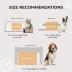 1 Pack 3 Calming Blankets Fluffy Premium Fleece Pet Blanket Soft Sherpa Throw for Dog Puppy Cat Beige Small (23" x16'')