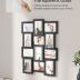 SONGMICS Collage Picture Frames, 4x6 for Wall Decor Set of 12, Multi Family Photo for Gallery Decor, Hanging Display, Assembly Required, Ink Black