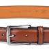 KM Legend Men's Genuine Leather Dress Belt with Premium Quality - Classic & Fashion Design for Work Business and Casual (esBrown, 32)
