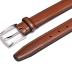 KM Legend Men's Genuine Leather Dress Belt with Premium Quality - Classic & Fashion Design for Work Business and Casual (esBrown, 32)
