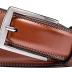 KM Legend Men's Genuine Leather Dress Belt with Premium Quality - Classic & Fashion Design for Work Business and Casual (esBrown, 32)