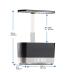 AeroGarden Harvest with Gourmet Herb Seed Pod Kit - Hydroponic Indoor Garden, Black