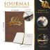 Custom Engraved Thoughts Journal Notebook for Women, Men, Writers, Teachers, Students, Girls, Boys - Personalized and Monogrammed (Rawhide with Gold)