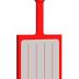 LEGO Stationery 2x4 Silicone Luggage Tag - Red
