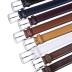 Men's Belt, Classic and Fashion Designs for Work Business and Casual, Regular Big & Tall Sizes Handmade Genuine Leather (56, Brown)