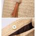 GL-Turelifes Round Summer Straw Bag Big Weave Handbags Beach Shoulder Bags Vocation Tote HandbagsTravel Bag for Women