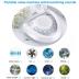 Raynic White Noise Machine, Battery Powered Sound Machine, Portable Sleep Machine with 24 Natural Soothing Sounds, Timer, USB Port, Headphone Jack for Baby, Kids, Adults, Travel, Office, Home (Silver)