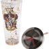 Spoontiques - Harry Potter Tumbler - Gryffindor Glitter Cup with Straw - 20 oz - Acrylic - Red
