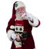 Christmas Stocking Personalized Hand Knit Vintage Angel Stocking