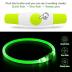 Led Dog Collar, BSEEN USB Rechargeable Flash Dog Necklace Light, Pet Safety Collar Makes Your Beloved Dogs Be Seen at Night for Small Medium Large Dogs