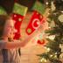 MACTING 30pcs Unfinished Wood Christmas Ornaments with Holes, Christmas Hanging Decorations for Kid's DIY Gift Craft Xmas Tree, 6 Shapes-Angel, Deer, Ball, Doll, Snowman, Tree