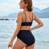 Blooming Jelly Womens High Waisted Bikini Set Tie Knot High Rise Two Piece Swimsuits Bathing Suits