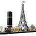 LEGO Architecture Paris Skyline, Collectible Model Building Kit with Eiffel Tower and The Louvre, Skyline Collection, Office Home Décor, Unique Gift to Unleash Any Adult's Creativity, 21044