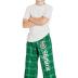 INTIMO Harry Potter Big Boys Houses Plaid Pajama Lounge Pants (Slytherin, 14)