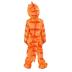 Spooktacular Creations Child Orange Dinosaur T-Rex Costume with Toy Dinosaur Egg for Halloween Dress up, Dinosaur Theme Party (3T (3-4 yrs))