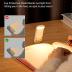 DEWENWILS USB Rechargeable Book Light, Warm White, Brightness Adjustable for Eye-Protection, LED Clip on Portable Bookmark Light for Reading in Bed, Car (White)