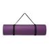 Gaiam Essentials Thick Yoga Mat Fitness & Exercise Mat with Easy-Cinch Carrier Strap, Purple, 72"L X 24"W X 2/5 Inch Thick, 10mm