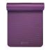 Gaiam Essentials Thick Yoga Mat Fitness & Exercise Mat with Easy-Cinch Carrier Strap, Purple, 72"L X 24"W X 2/5 Inch Thick, 10mm