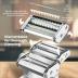 Pasta Machine, ISILER 9 Adjustable Thickness Settings Pasta Maker, 150 Roller Noodles Maker with Aluminum Alloy Rollers and Cutter for Pasta, Spaghetti, Fettuccini, Lasagna