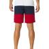 Nautica Men's Standard Quick Dry Classic Logo Tri-Block Series Swim Trunk