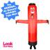 LookOurWay Inflatable Tube Man Costume - Wacky Wavy Arm Guy Funny Inflatable Halloween Costume for Adults - Red