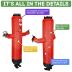 LookOurWay Inflatable Tube Man Costume - Wacky Wavy Arm Guy Funny Inflatable Halloween Costume for Adults - Red