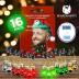 BEARDAMENTS Beard Lights - The Original Light Up Beard Ornaments, 16pc Colorful Christmas Facial Hair Baubles for Men in The Holiday Spirit with Clip for Easy Beard Attachment