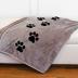 Pawprints Left by You Pet Memorial Blanket with Heartfelt Sentiment - Comforting Pet Loss/Pet Bereavement Gift (Non Personalized)