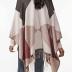 Moss Rose Women's Travel Plaid Shawl Wrap Open Front Poncho Cape for Fall Winter