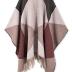 Moss Rose Women's Travel Plaid Shawl Wrap Open Front Poncho Cape for Fall Winter