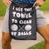 ShankIt Golf Funny Golf Microfiber Cleaning Cloth for Golf Balls - Includes Towel Clip for Golf Bags & Clubs - Perfect Funny Gift for Any Golf Fan