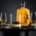 Gift Set of 8 Whiskey Chilling Stones [Chill Rocks] - in Premium Wooden Gift Box with Stainless Steel Tongs and Velvet Carrying Pouch - Made of Pure Soapstone - by Quiseen