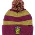 Bioworld Harry Potter Hogwarts Houses Knit Gryffindor Scarf & Pom Beanie Set