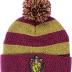 Bioworld Harry Potter Hogwarts Houses Knit Gryffindor Scarf & Pom Beanie Set