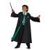 Disguise Harry Potter Slytherin Robe Deluxe Children's Costume Accessory, Black & Green, Kids Size Medium (7-8)