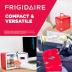 Frigidaire RED EFMIS129- CP4 Mini Portable Compact Personal Cooler, 4 Liter Capacity Chills Six 12 oz Cans, 100% Freon-Free & Eco Friendly, Includes Plugs for Home Outlet & DC Charger, standard