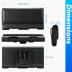 Mopaclle Phone Holster for Galaxy S23 Ultra S24 Ultra Note 20 Ultra 5G Note 10 Plus, A04 A03 A24 4G A54 A51 A71 A23 A12 A32 Leather Cell Phone Belt Clip Holster Carrying Pouch w Card Holder,Black