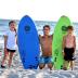 The 4-4 Surfboard for Beginners Kids and Adults - Soft Top Foam Surfboards for Beach – Surf as a Boogie Board Bodyboard or Softboard - Includes Fins and Leash