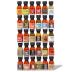 Thoughtfully Gourmet, Master Hot Sauce Collection Sampler Set, Flavors Include Garlic Herb, Apple Whiskey and More, Hot Sauce Gift Set of 30