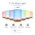 ASAKUKI 300ML Essential Oil Diffuser, Quiet 5-in-1 Premium Humidifier, Natural Home Fragrance Aroma Diffuser with 7 LED Color Changing Light and Auto-Off Safety Switch-Light Brown