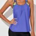 Aleumdr Womens Blouson Striped Printed Push up Strappy T-Back Tankini Top with Shorts(Available in Plus)