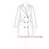 Allegra K Women's 2024 Pea Coat Single Breasted Long Winter Coats for Women Large Pink