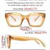 FEISEDY Classic Women Sunglasses Fashion Thick Square Sun Glasses Chunky Frame UV400 B2471