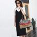 SNUG STAR Canvas Handbag Multi-Color Striped Lattice Cross Body Shoulder Purse Bag Tote-Handbag for Women