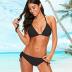 American Trends Women's String Two Piece Halter Top Triangle Bikini Set with Tie Side Bottom Sexy Swimsuit Bathing Suits