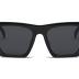 FEISEDY Vintage Square Cat Eye Sunglasses Women Trendy Cateye Sunglasses B2473