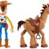 Mattel Disney Pixar Toy Story 4 Woody and Bullseye 2-Character Pack, Movie-inspired Relative-Scale for Storytelling Play