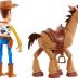 Mattel Disney Pixar Toy Story 4 Woody and Bullseye 2-Character Pack, Movie-inspired Relative-Scale for Storytelling Play